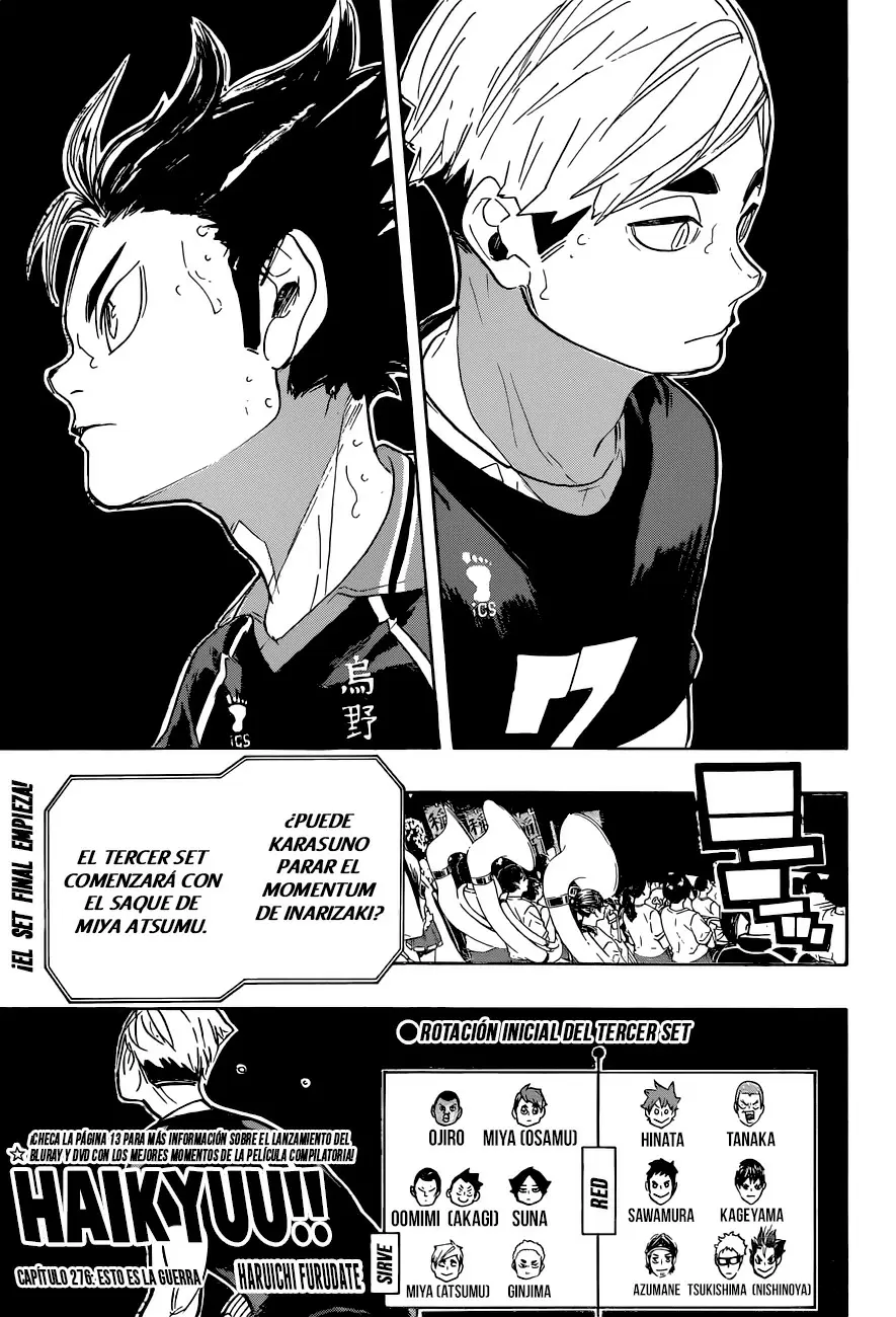 Haikyuu!! capítulo 276, página 2