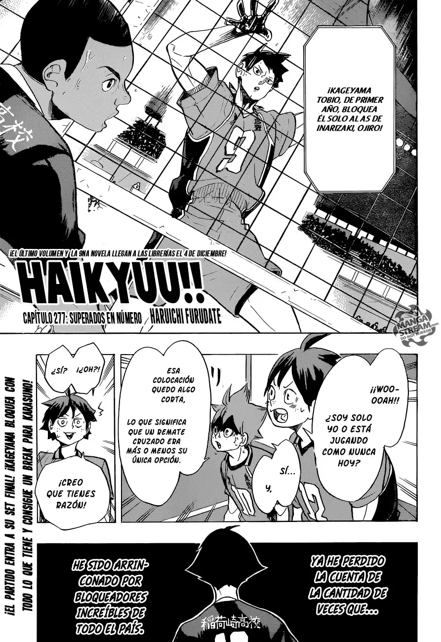 Haikyuu!! capítulo 277, página 2