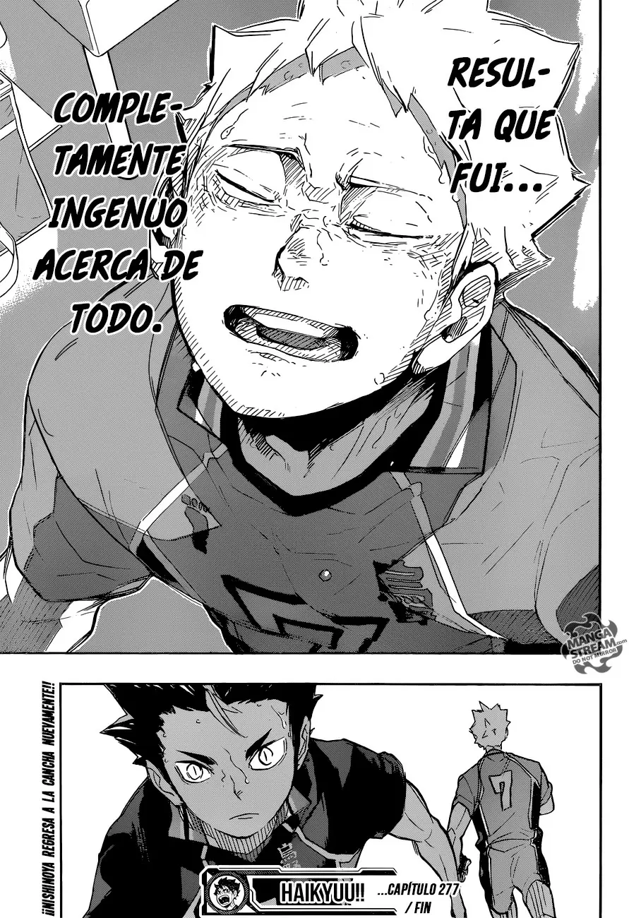 Haikyuu!! capítulo 277, página 20