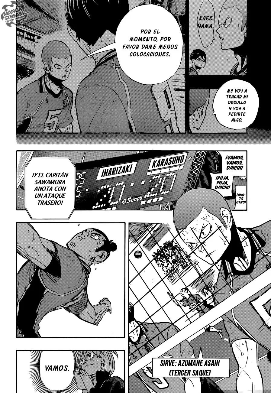 Haikyuu!! capítulo 284, página 3