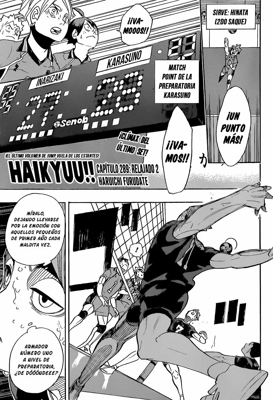 Haikyuu!! capítulo 289, página 2