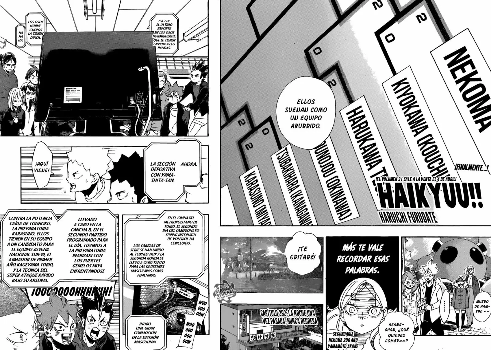 Haikyuu!! capítulo 292, página 5