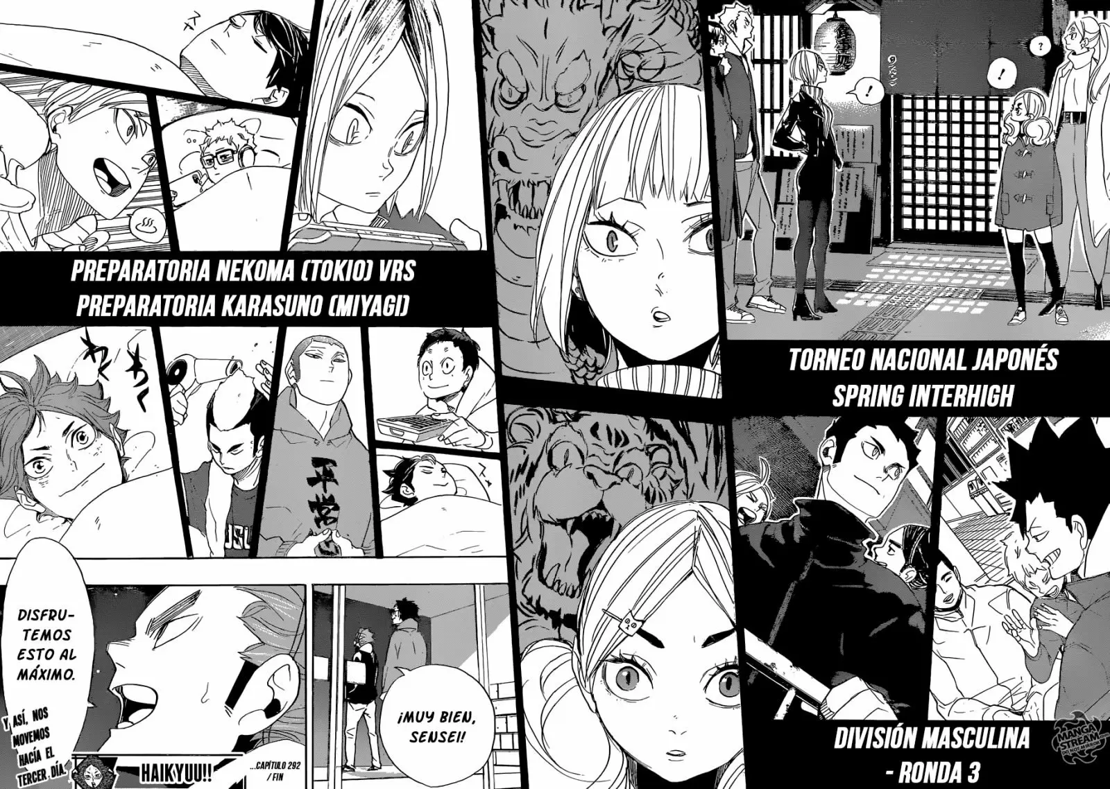 Haikyuu!! capítulo 292, página 18