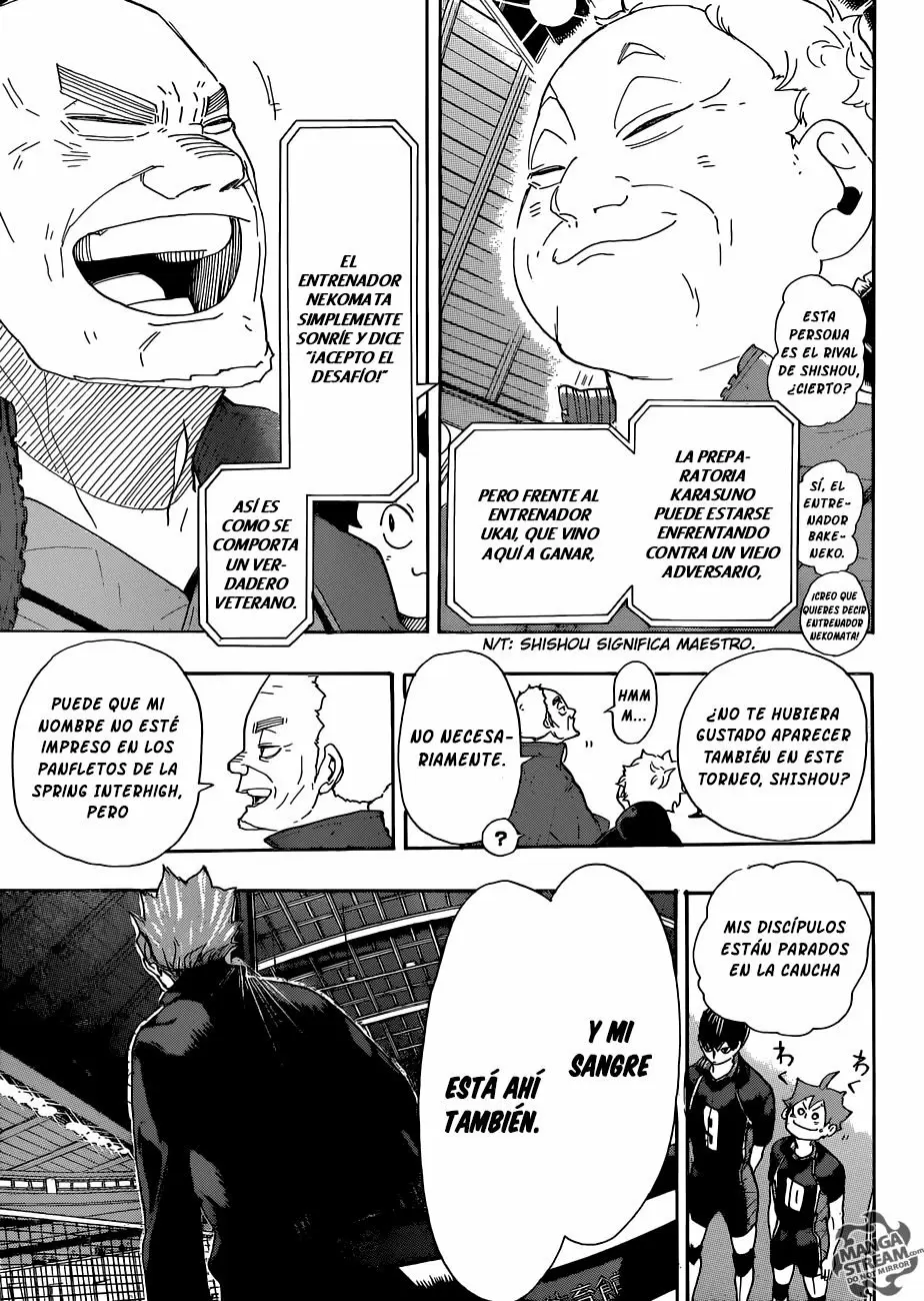 Haikyuu!! capítulo 293, página 15