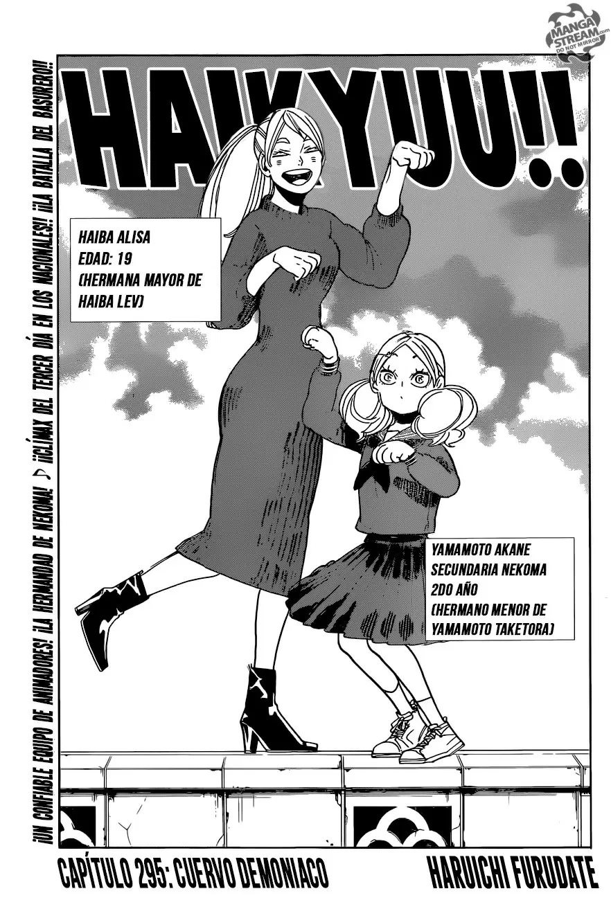 Haikyuu!! capítulo 295, página 2