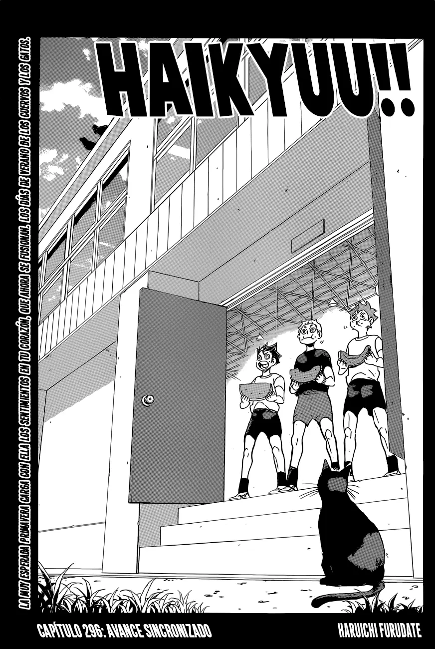 Haikyuu!! capítulo 296, página 2