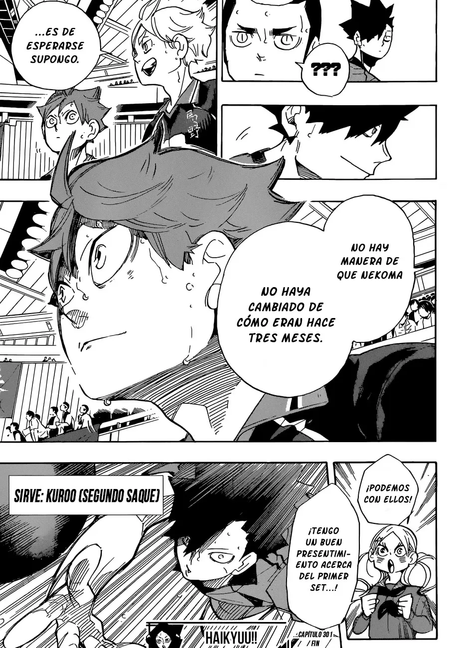 Haikyuu!! capítulo 301, página 19