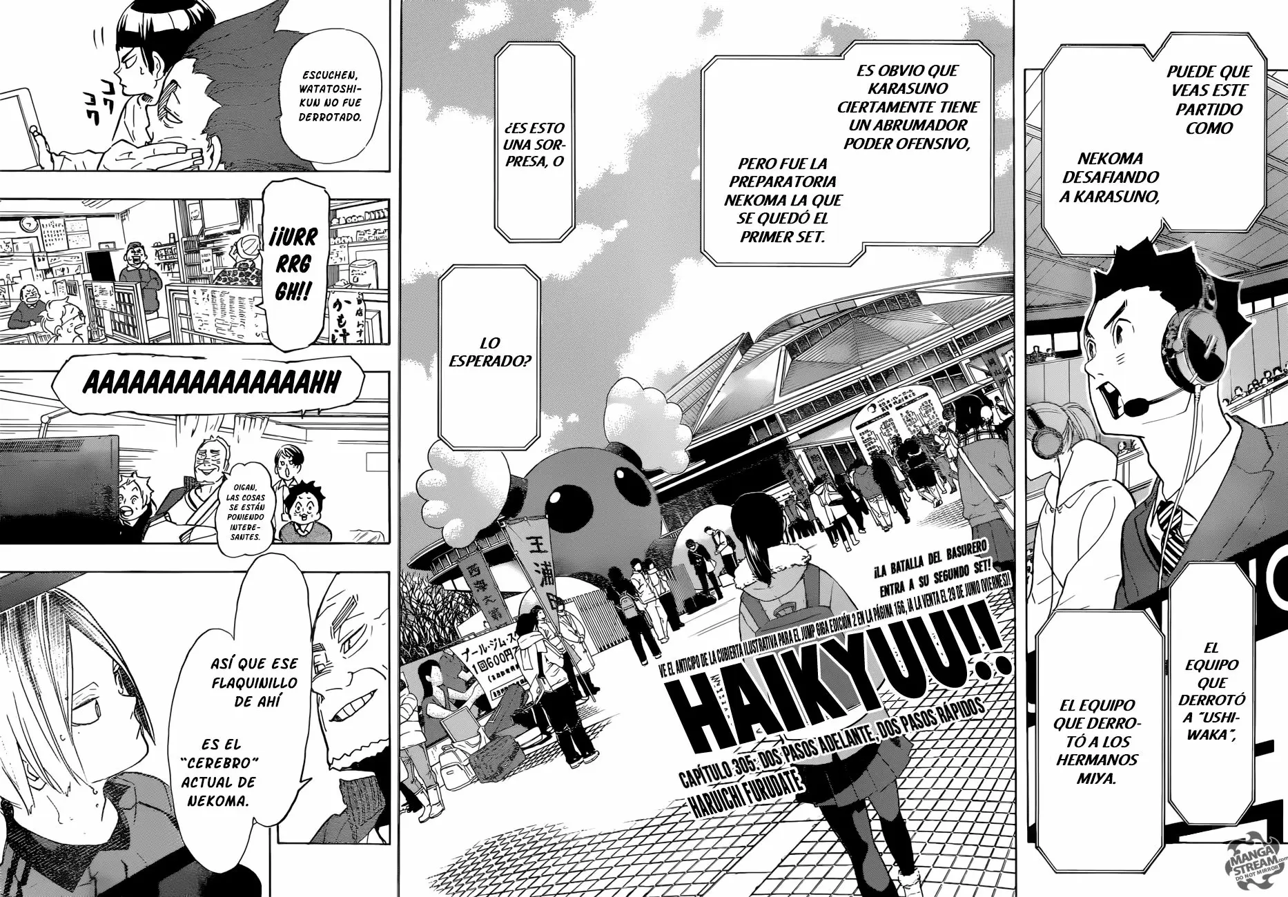 Haikyuu!! capítulo 305, página 3