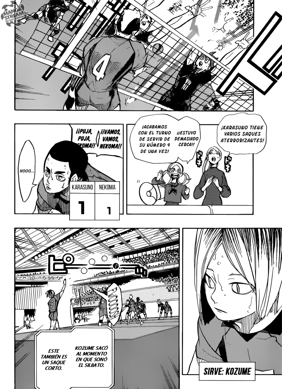 Haikyuu!! capítulo 306, página 8