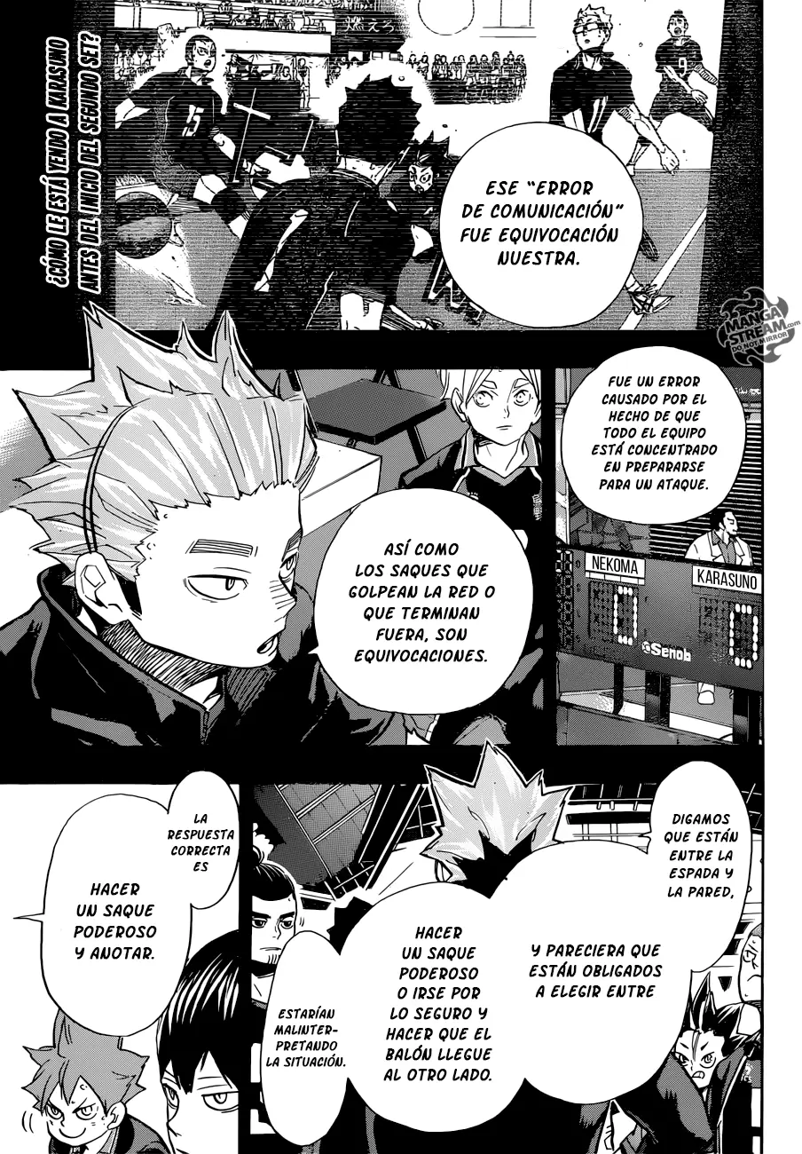 Haikyuu!! capítulo 307, página 2