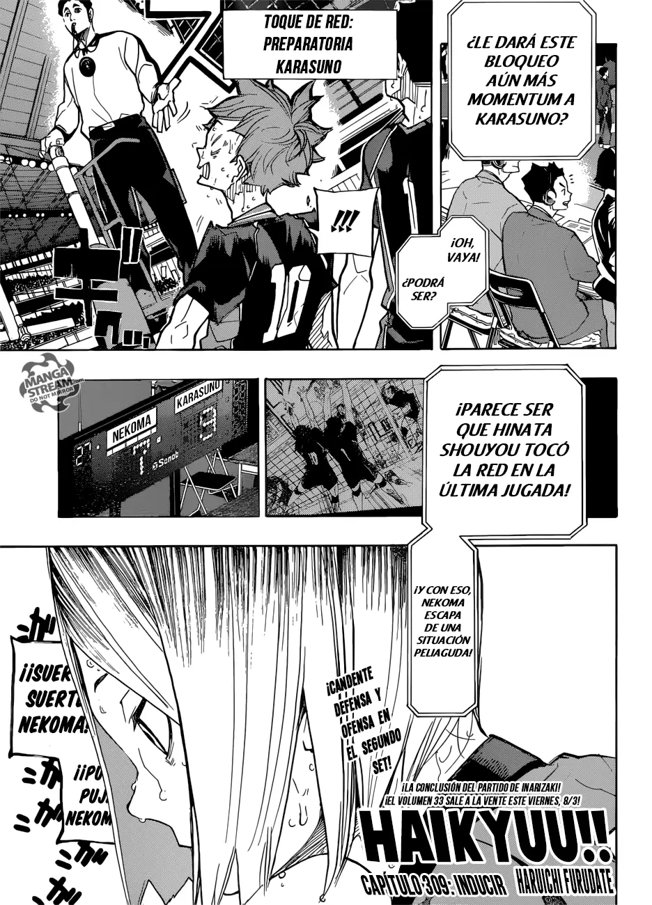 Haikyuu!! capítulo 309, página 2