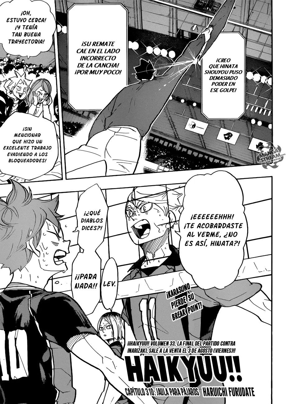 Haikyuu!! capítulo 310, página 2