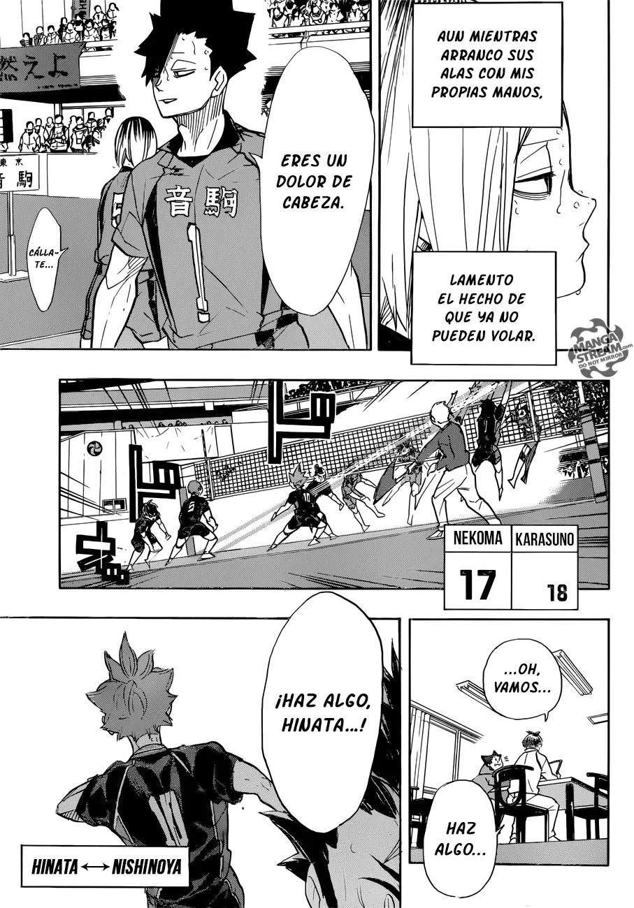 Haikyuu!! capítulo 312, página 3
