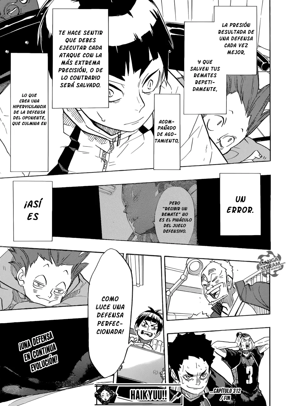 Haikyuu!! capítulo 312, página 18