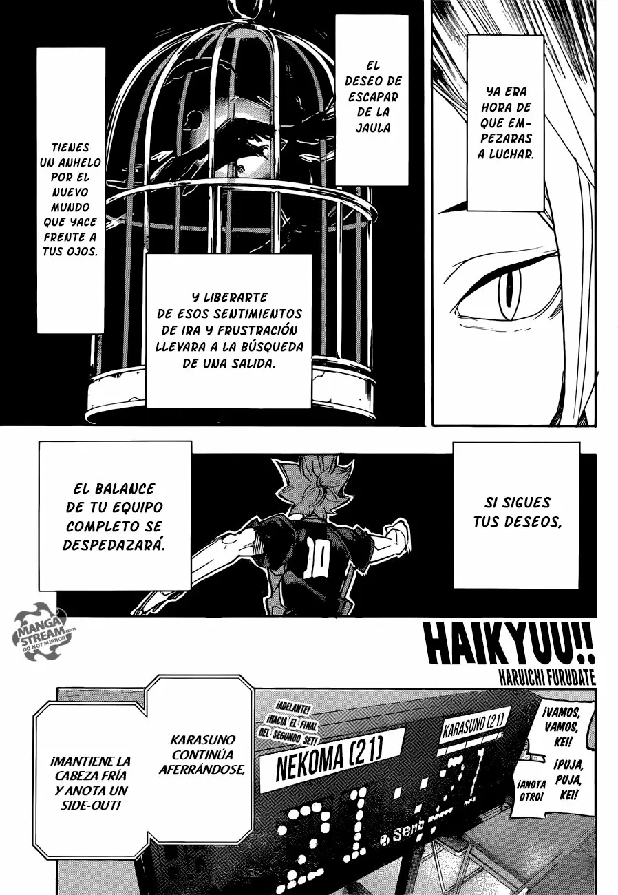 Haikyuu!! capítulo 313, página 2