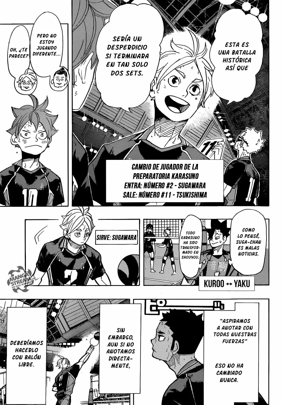 Haikyuu!! capítulo 313, página 4
