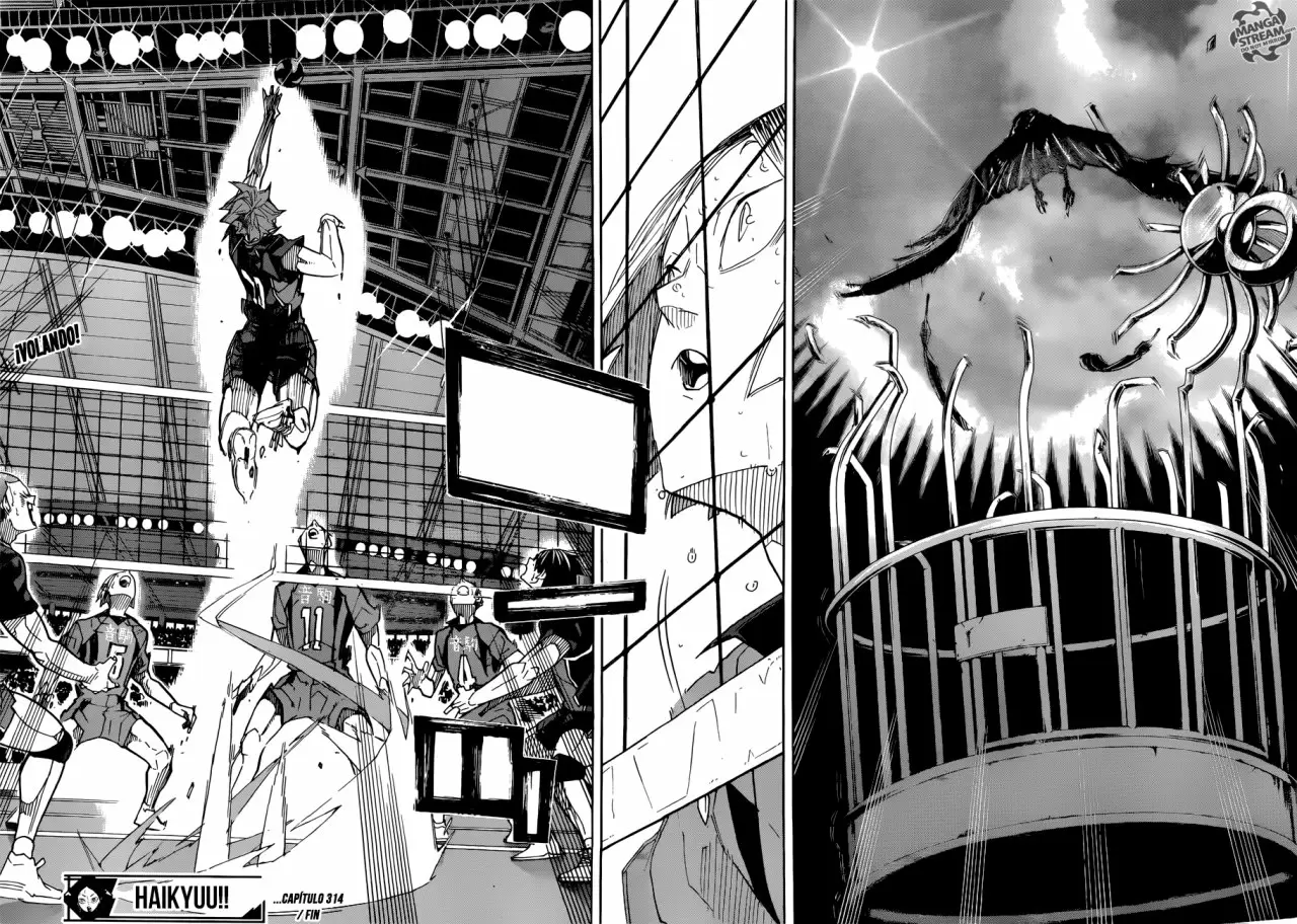 Haikyuu!! capítulo 314, página 15