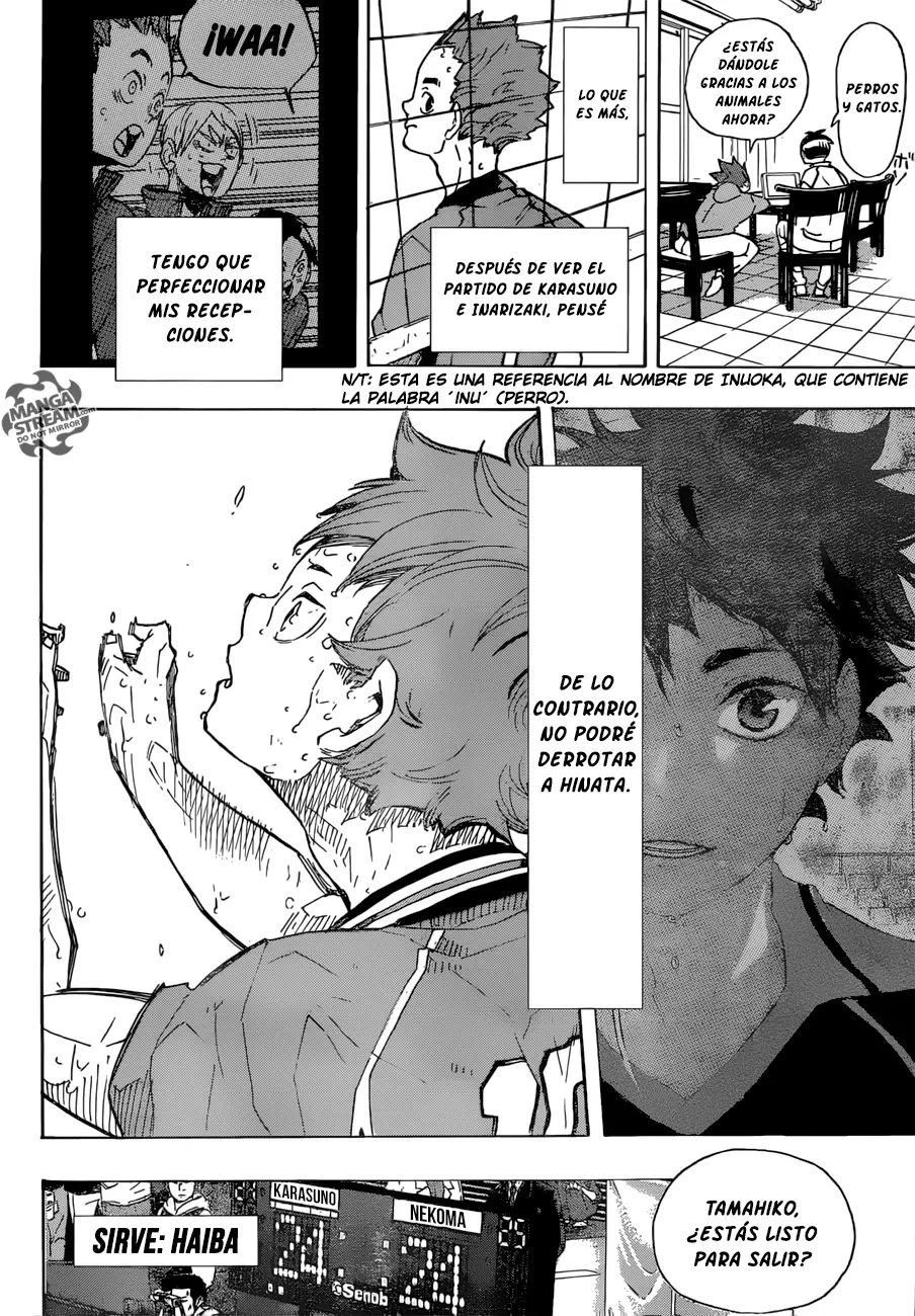 Haikyuu!! capítulo 316, página 18