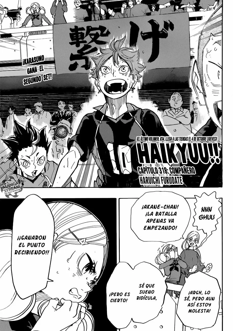 Haikyuu!! capítulo 318, página 2