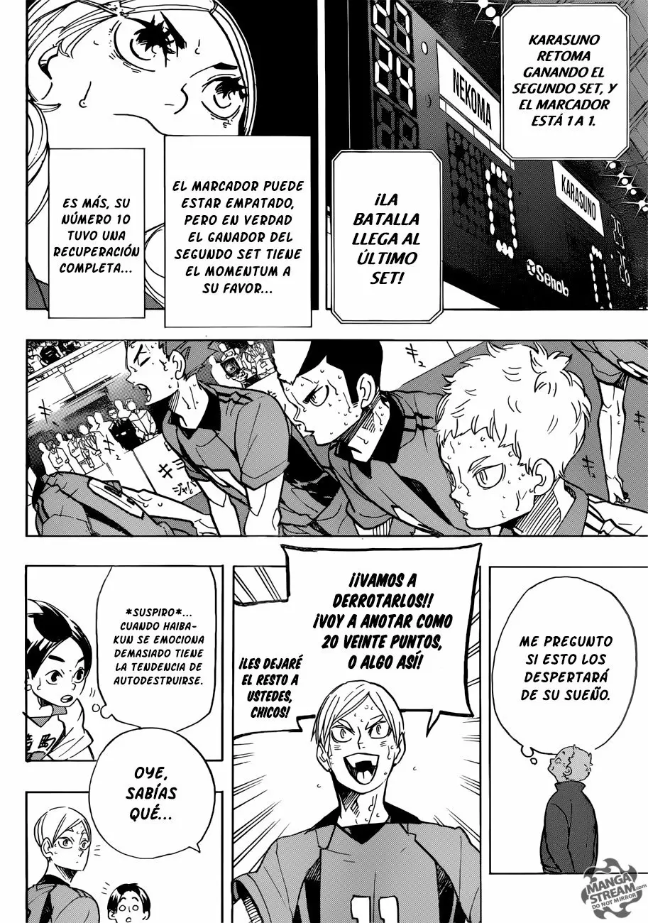 Haikyuu!! capítulo 318, página 3