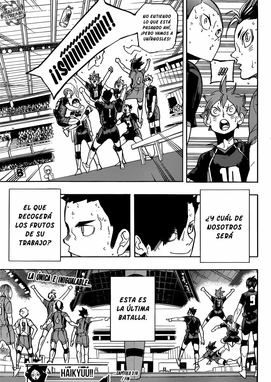 Haikyuu!! capítulo 318, página 20