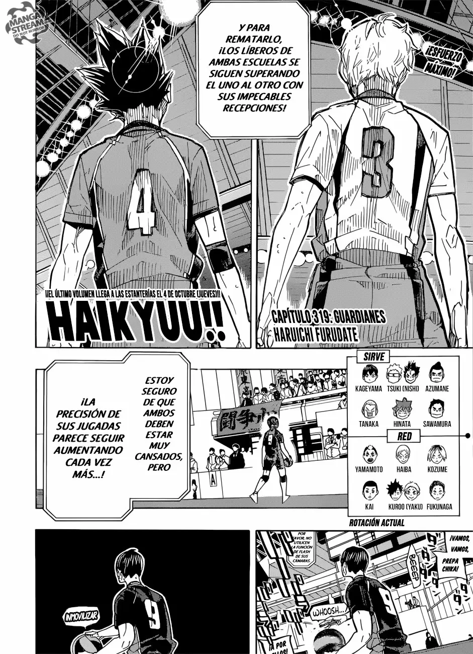 Haikyuu!! capítulo 319, página 6