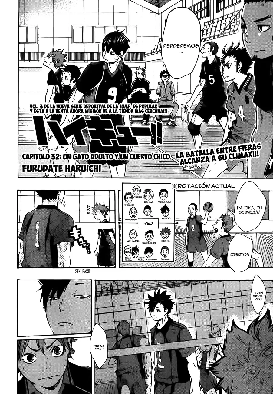 Haikyuu!! capítulo 32, página 3