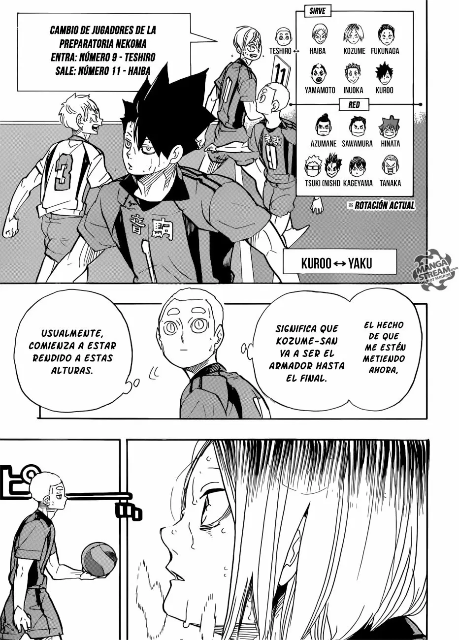 Haikyuu!! capítulo 322, página 14