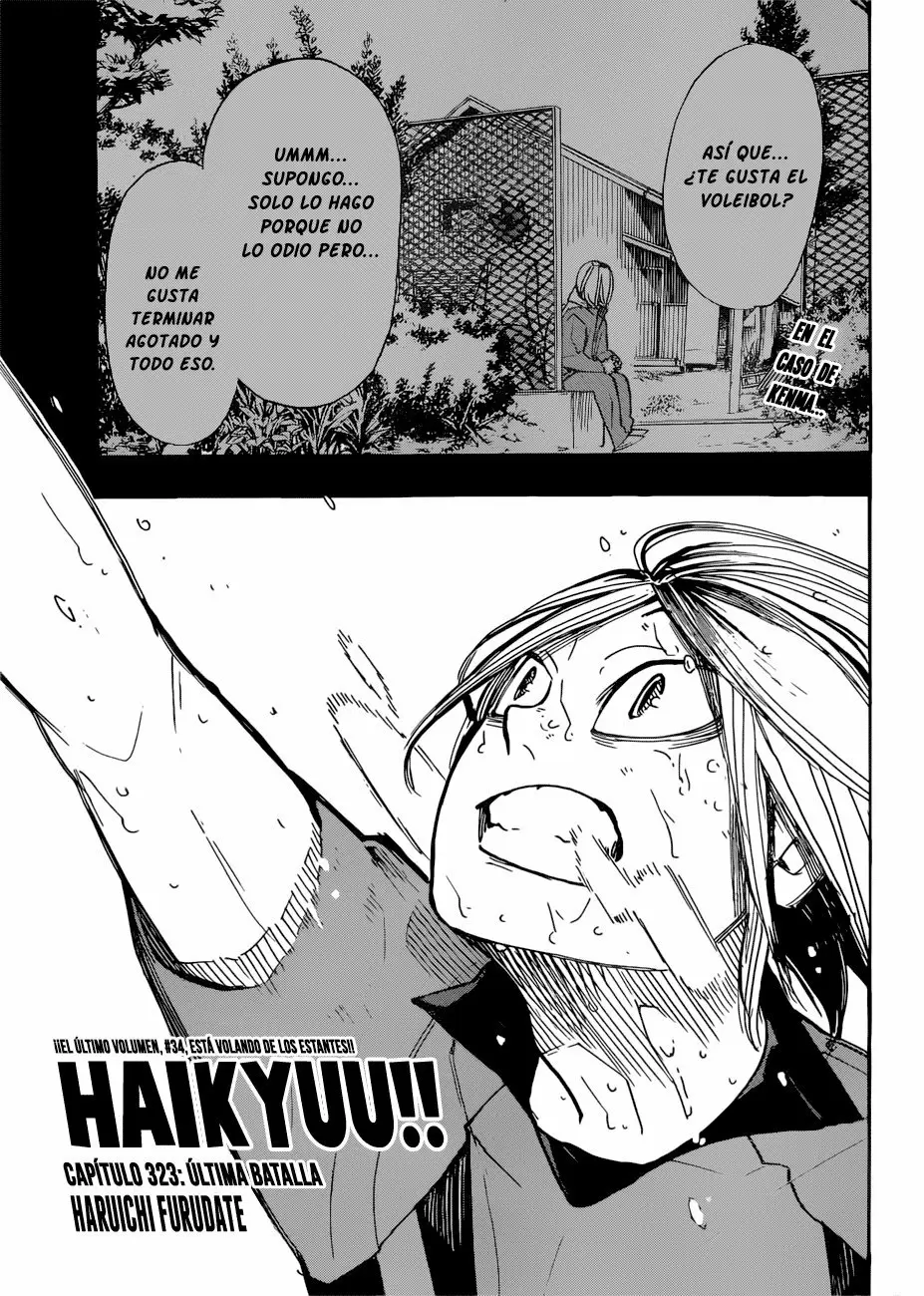 Haikyuu!! capítulo 323, página 2