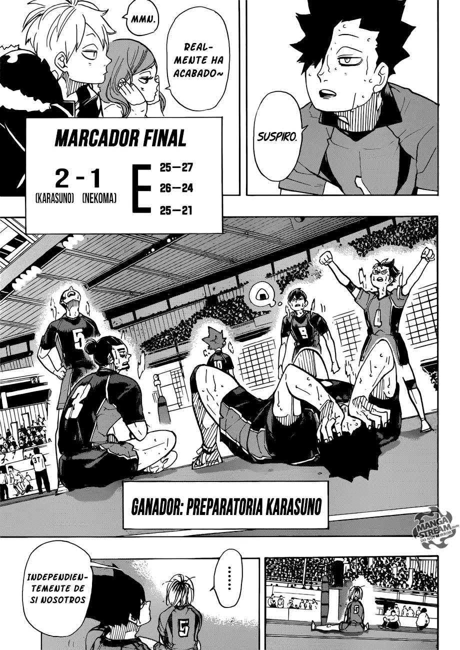Haikyuu!! capítulo 324, página 15