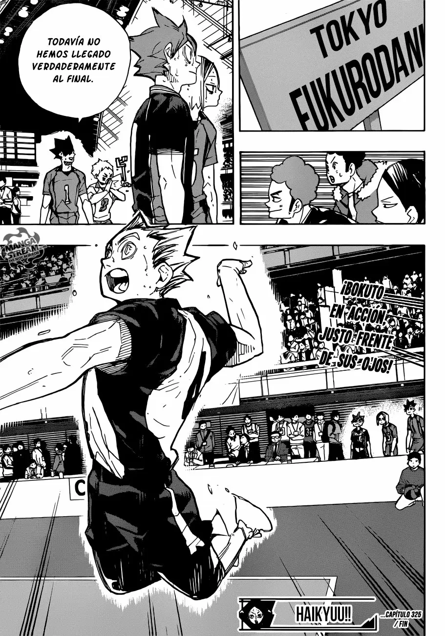 Haikyuu!! capítulo 325, página 16