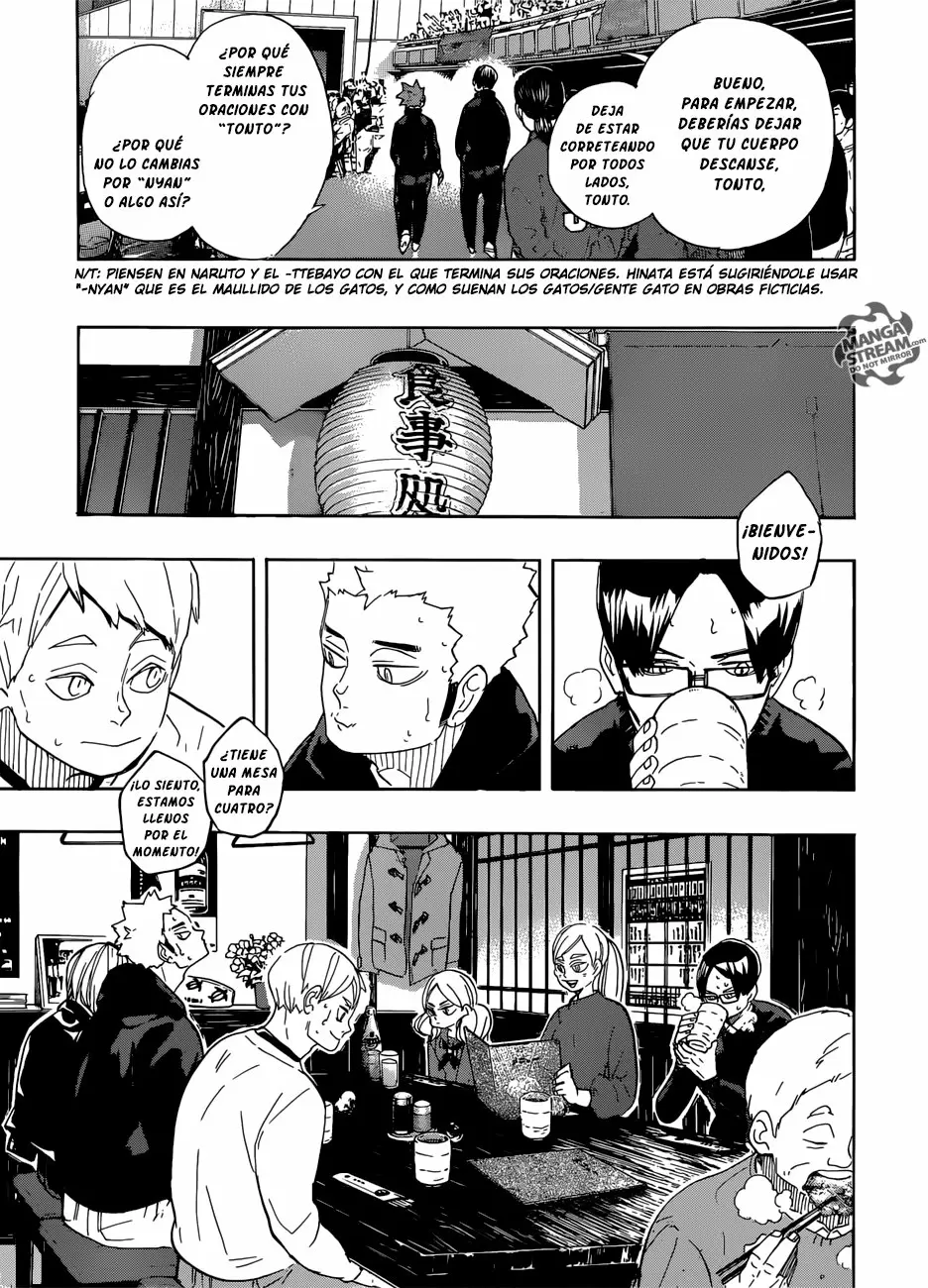 Haikyuu!! capítulo 327, página 8