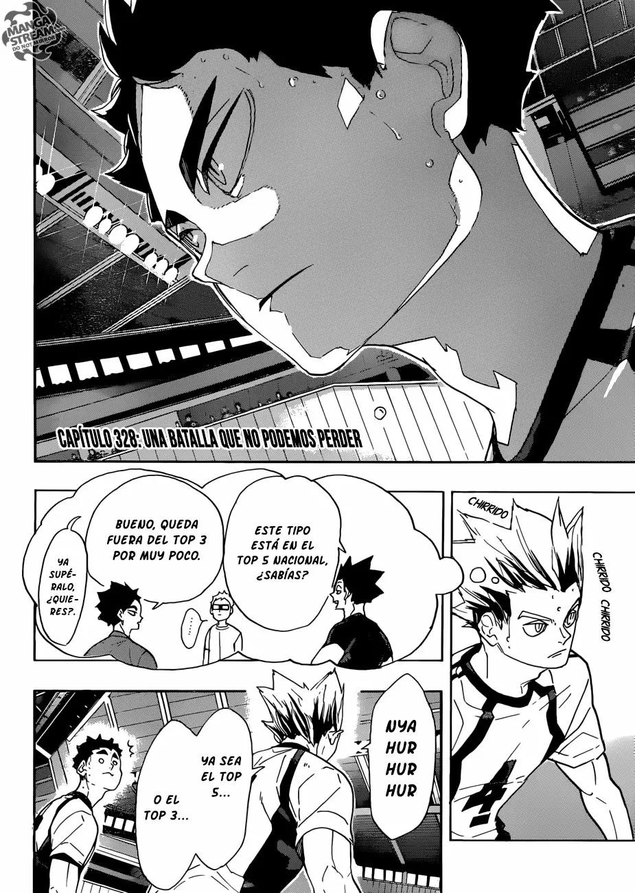 Haikyuu!! capítulo 328, página 5