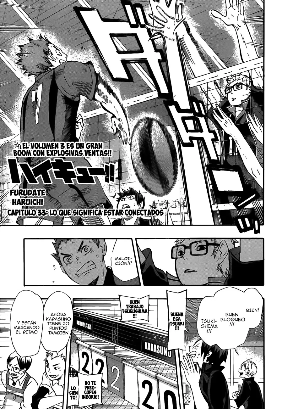 Haikyuu!! capítulo 33, página 2