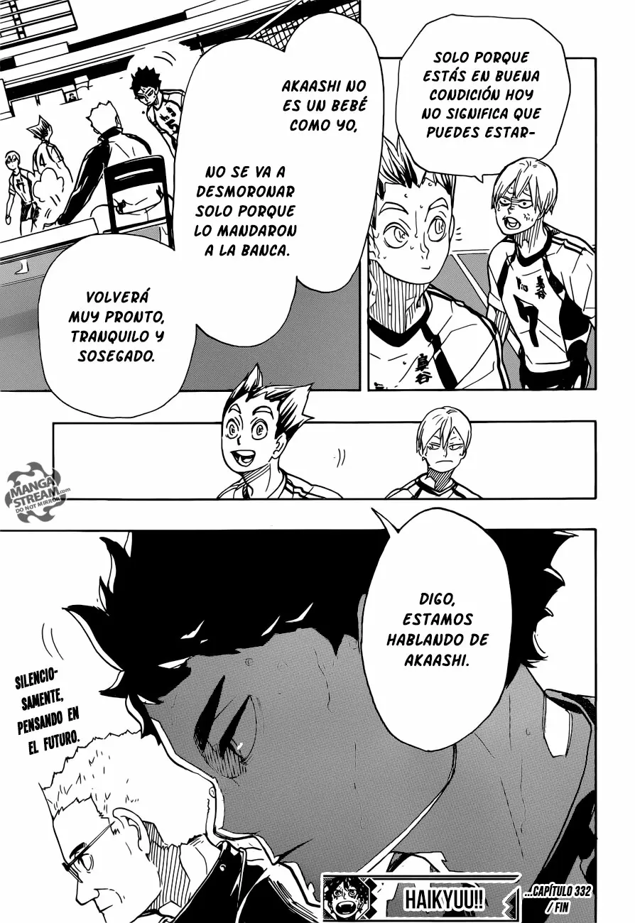 Haikyuu!! capítulo 332, página 18