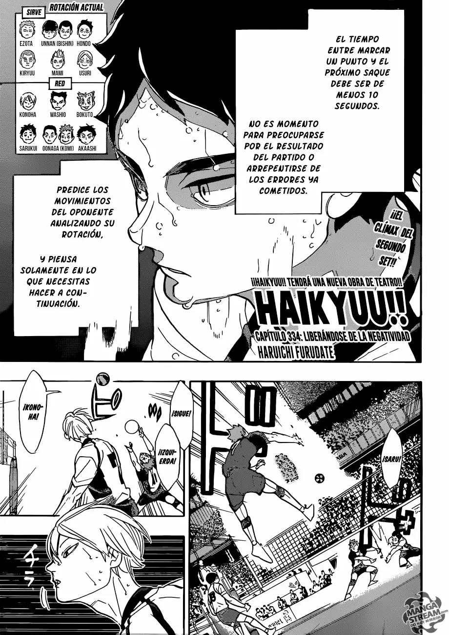 Haikyuu!! capítulo 334, página 2