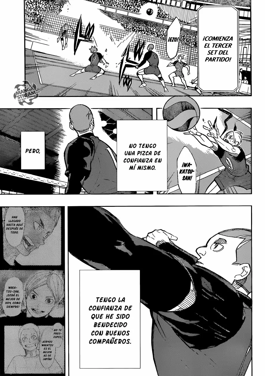 Haikyuu!! capítulo 334, página 18