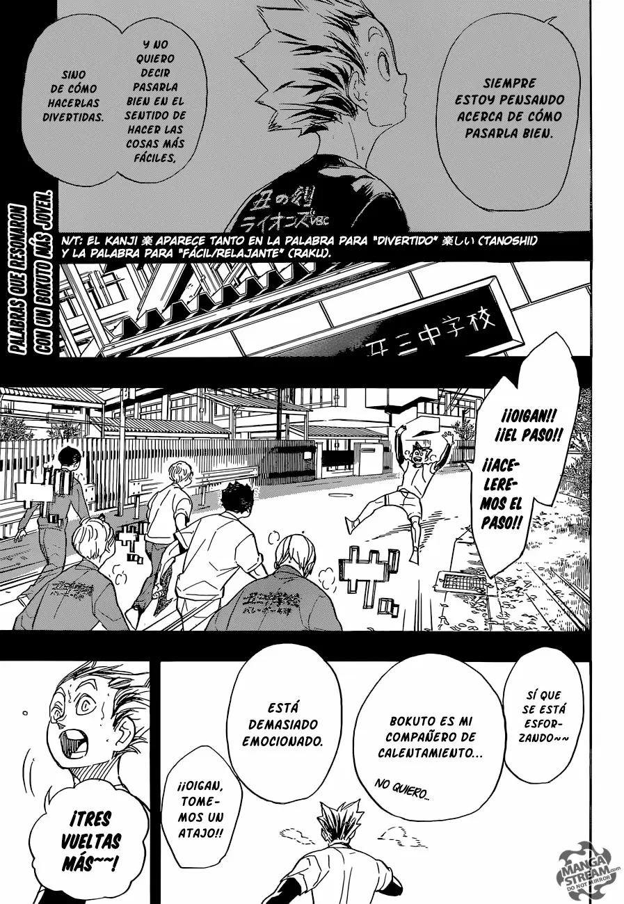 Haikyuu!! capítulo 335, página 3