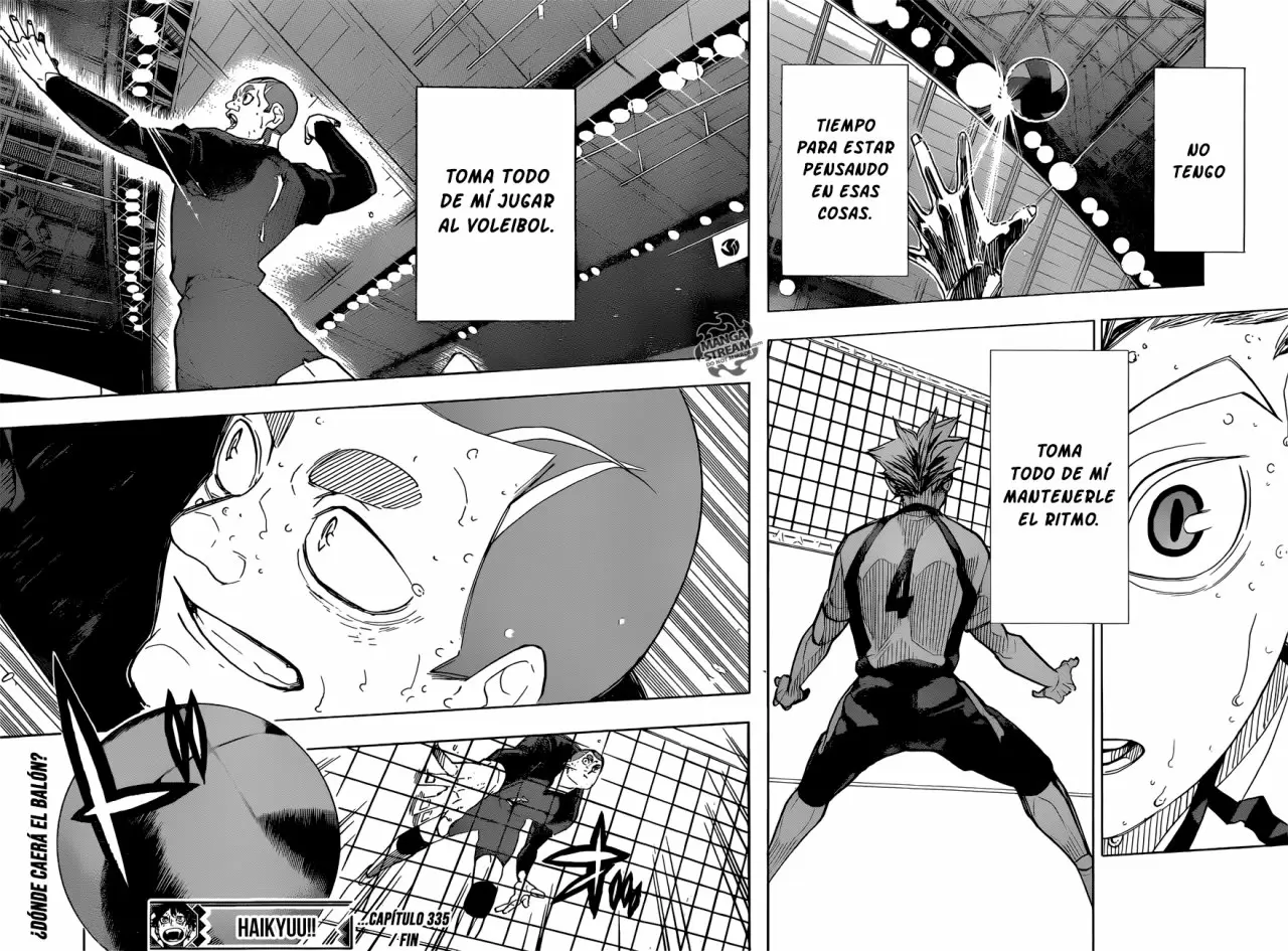 Haikyuu!! capítulo 335, página 19