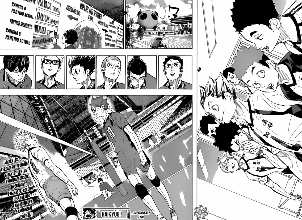 Haikyuu!! capítulo 337, página 18