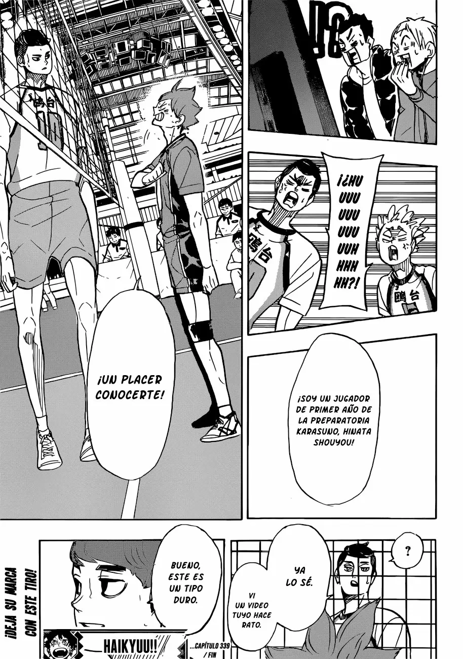 Haikyuu!! capítulo 339, página 18