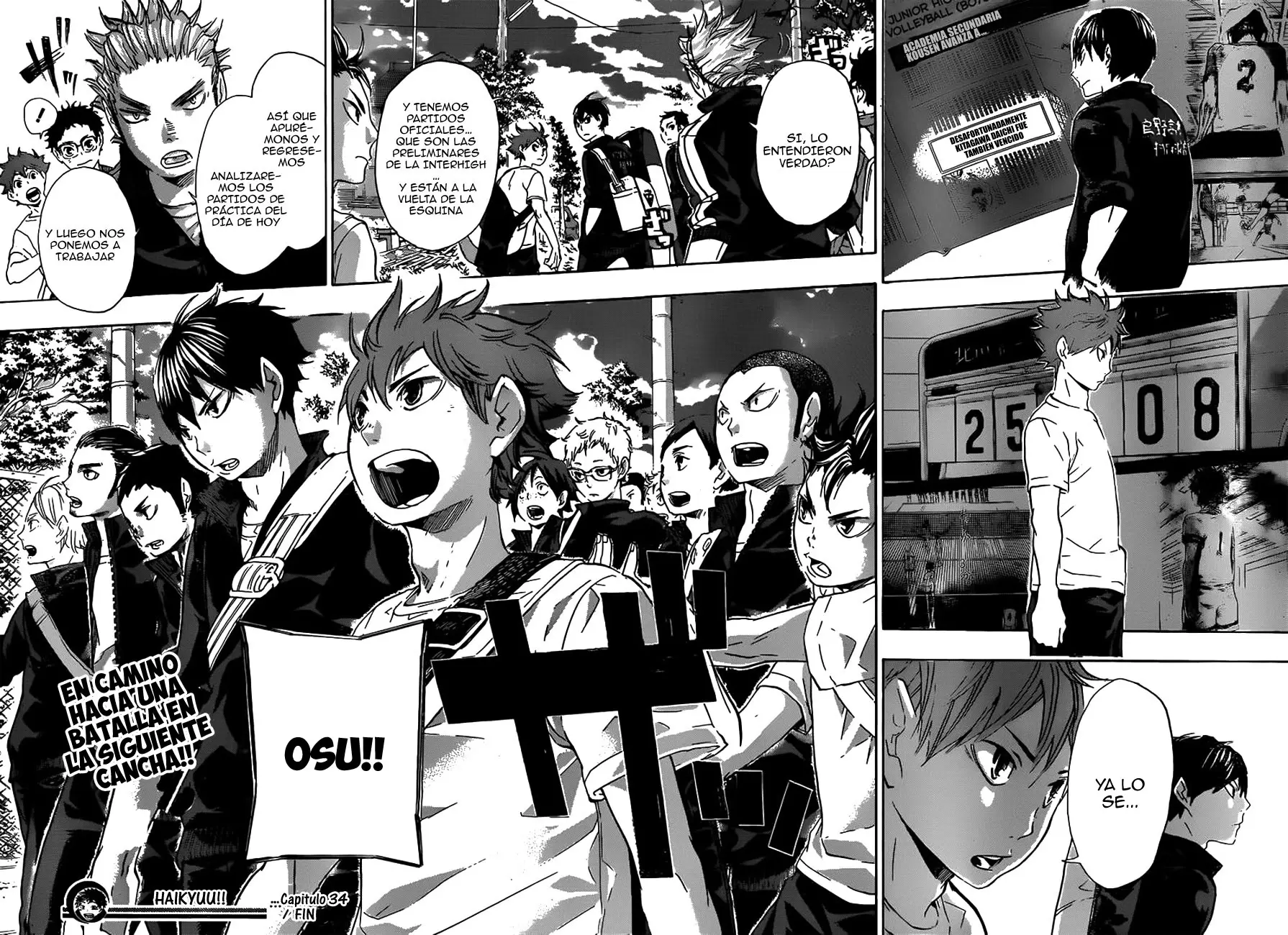 Haikyuu!! capítulo 34, página 18