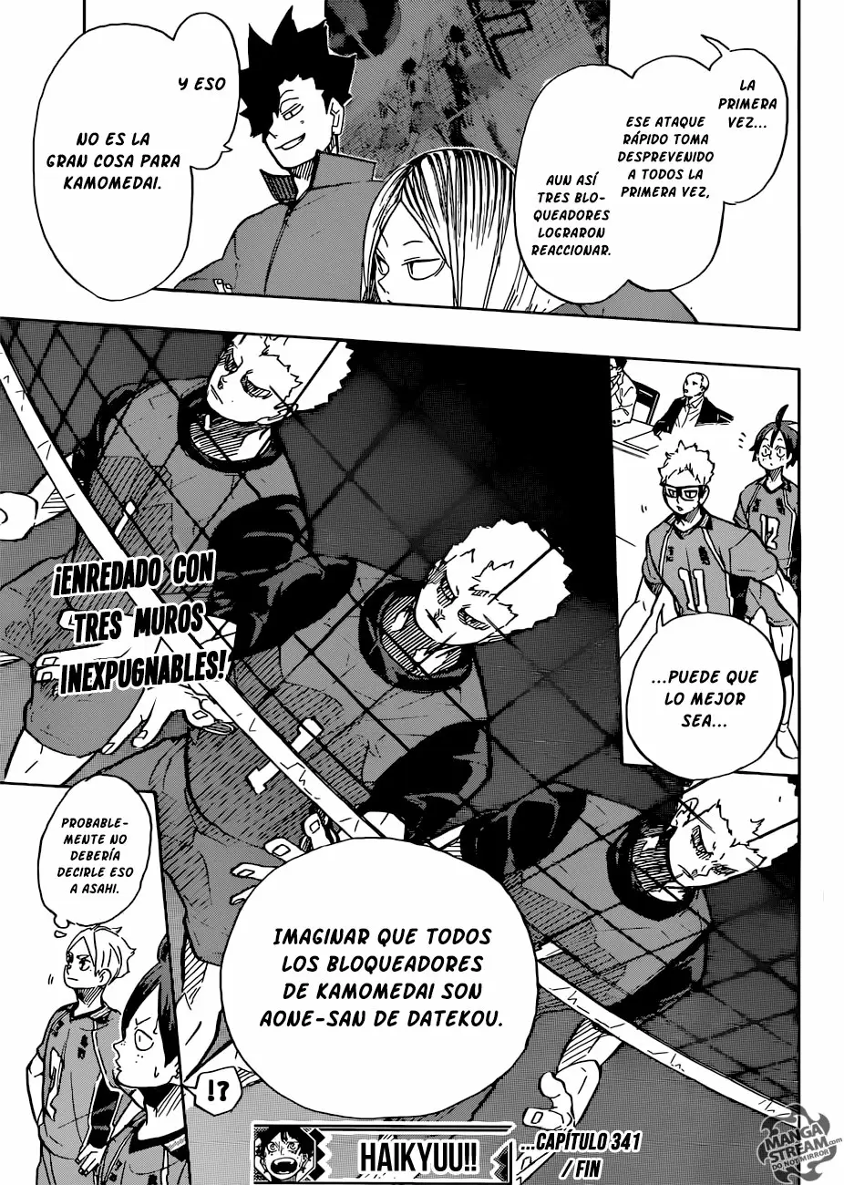 Haikyuu!! capítulo 341, página 17