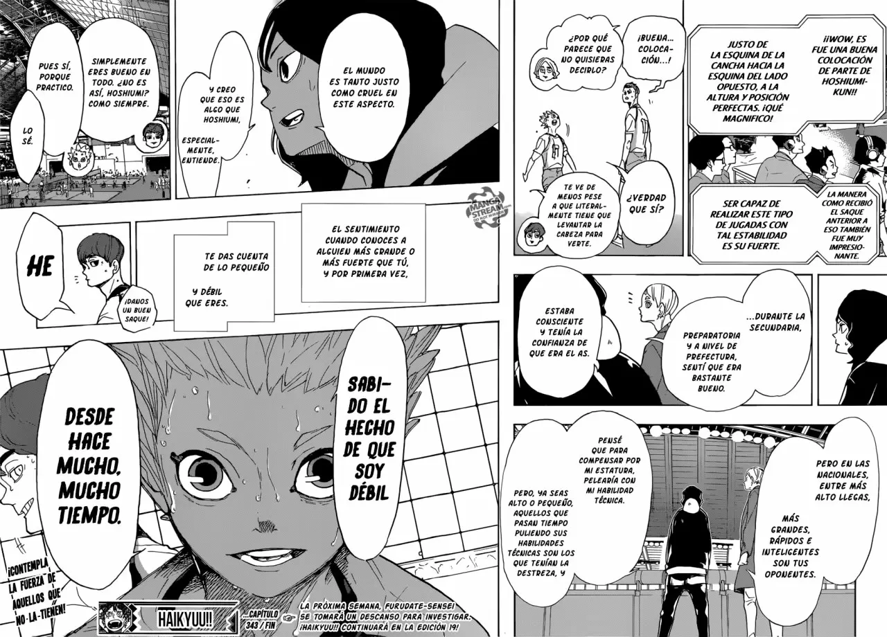 Haikyuu!! capítulo 343, página 18