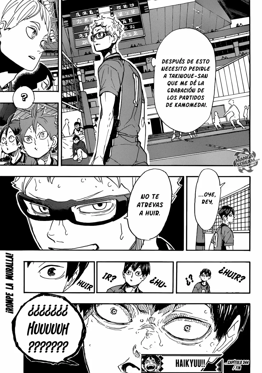 Haikyuu!! capítulo 344, página 18