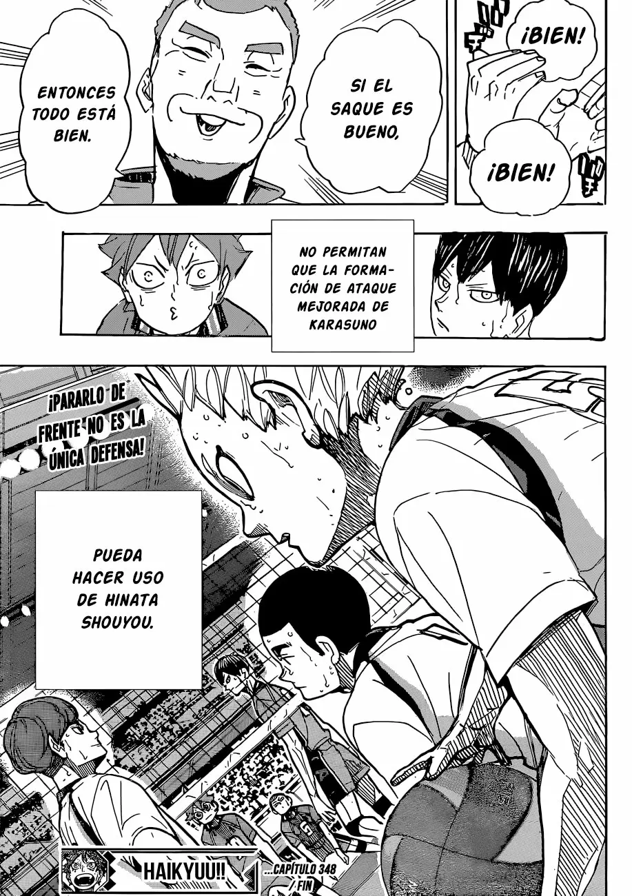 Haikyuu!! capítulo 348, página 19
