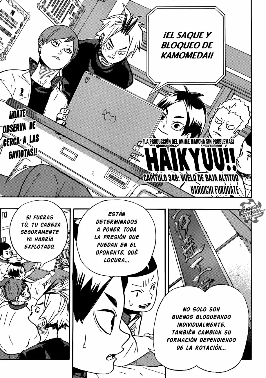 Haikyuu!! capítulo 349, página 2