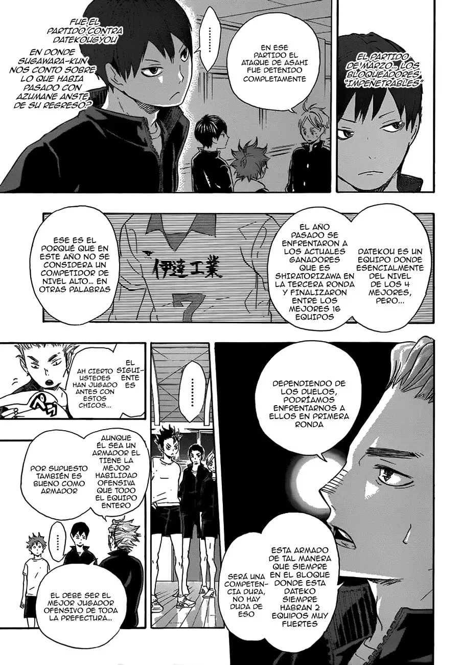 Haikyuu!! capítulo 35, página 18