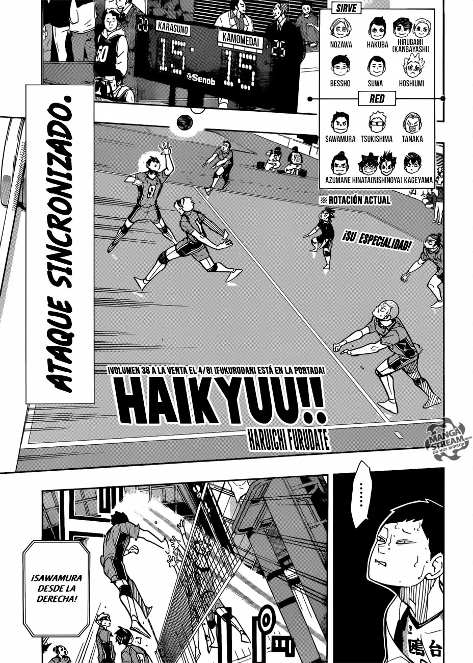 Haikyuu!! capítulo 351, página 2