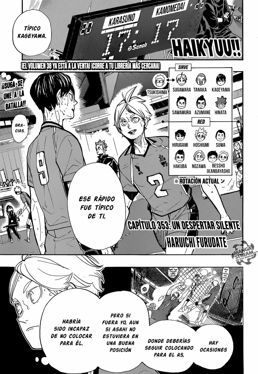 Haikyuu!! capítulo 353, página 2